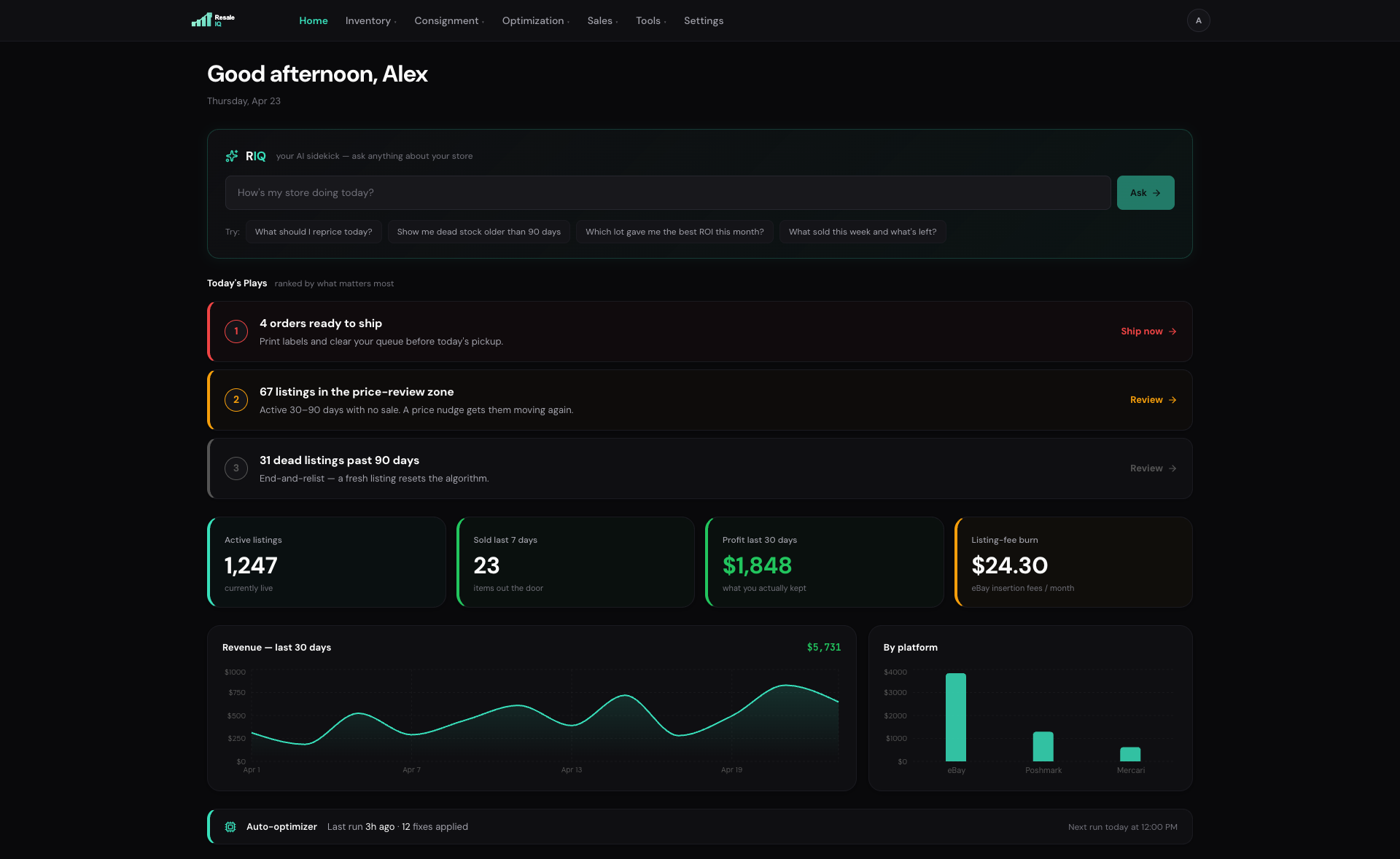 Dashboard
